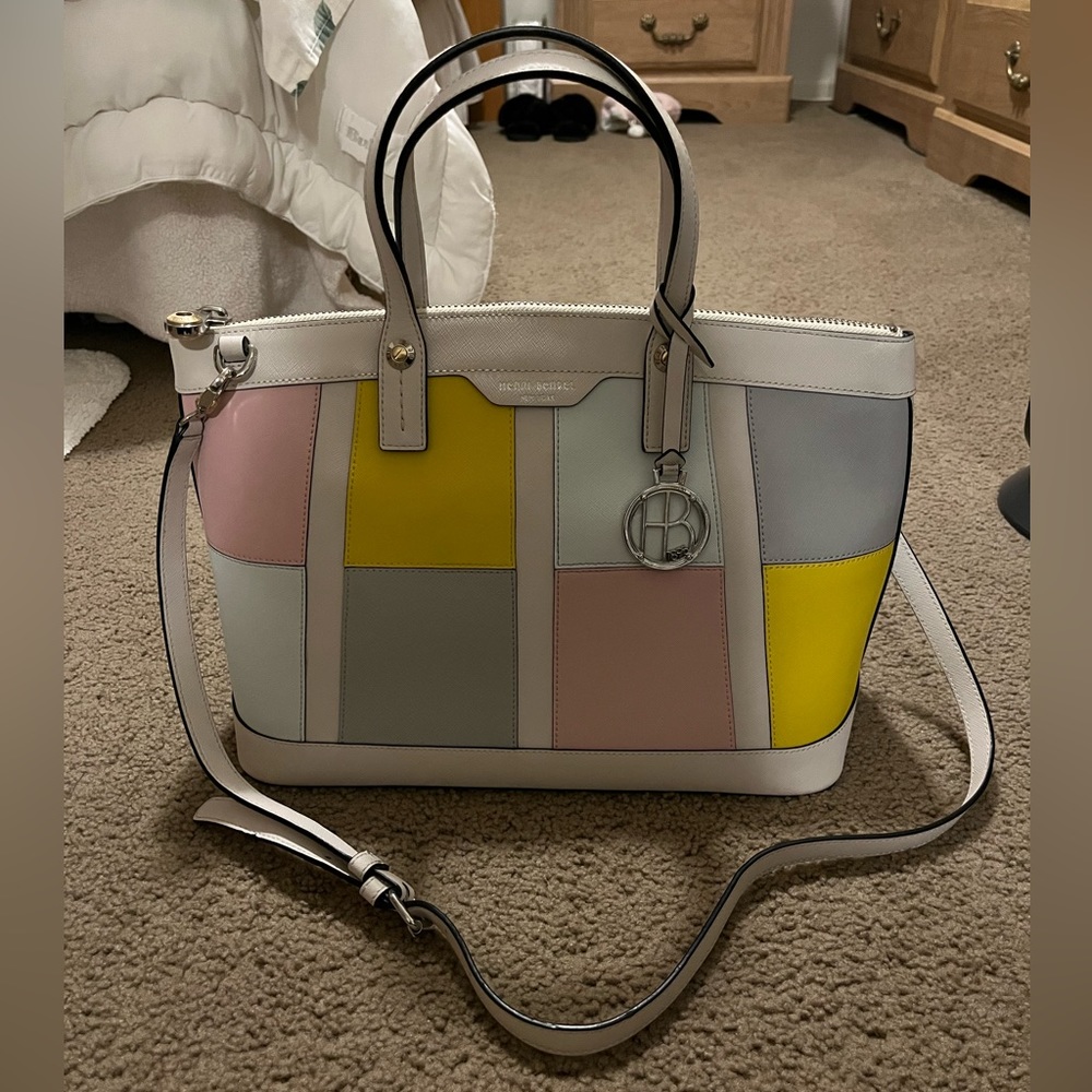 Henri Bendel pastel checkered crossbody